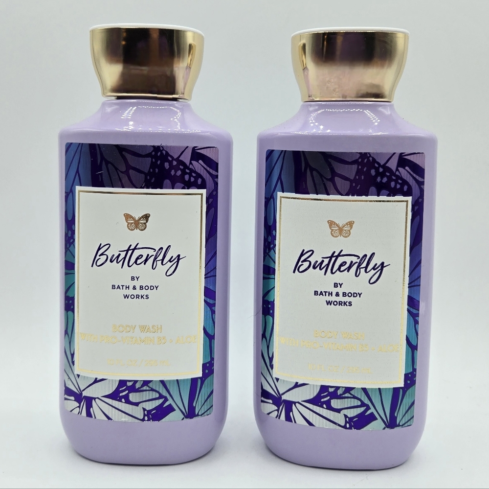 Bath and Body Works Butterfly Body Wash Bundle Set